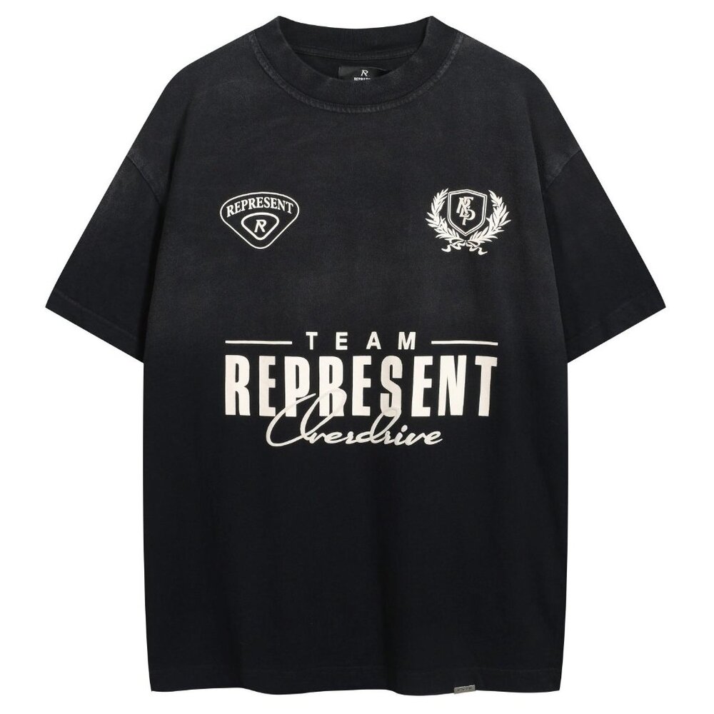 Represent Washed Vintage Short Sleeve T Shirt